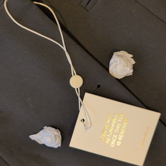 Miss Circle Quilla Backless Blazer Dress Crystal Feather Sleeve - Picture 6 of 11